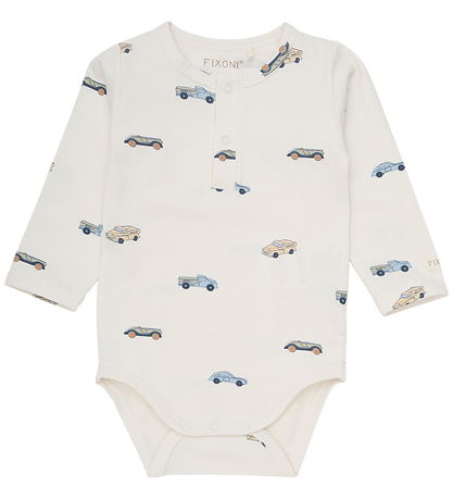 Fixoni Bodysuit l/s - 2-Pack - Blue Fog