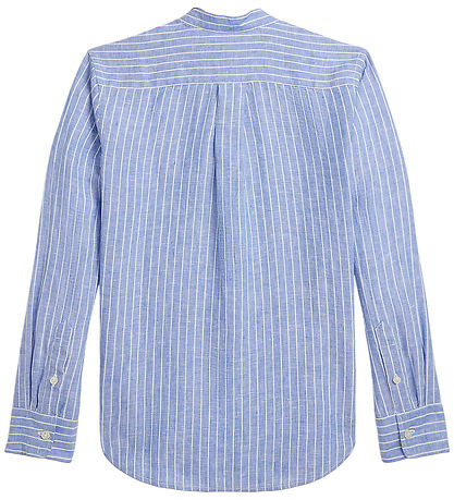 Polo Ralph Lauren Skyrta - Póstberi - Blátt/Hvít - röndótt Polo Ralph Lauren Skyrta - Póstberi - Blátt/Hvít - röndótt