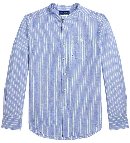 Polo Ralph Lauren Shirt - Postman - Blue/White Striped