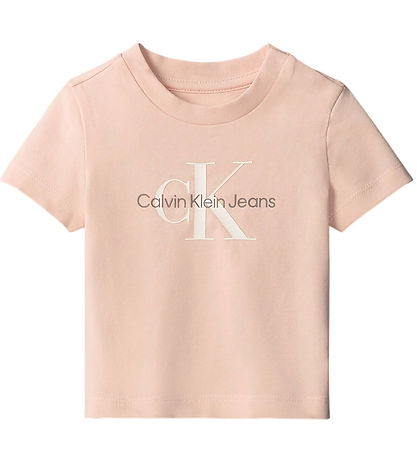 Calvin Klein T-paita - Monogrammi - Espanjalainen huvila Vaalean