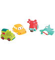 Ludi Bath Toy - 4-Pack - Vehicles Ludi Bath Toy - 4-Pack - Vehicles