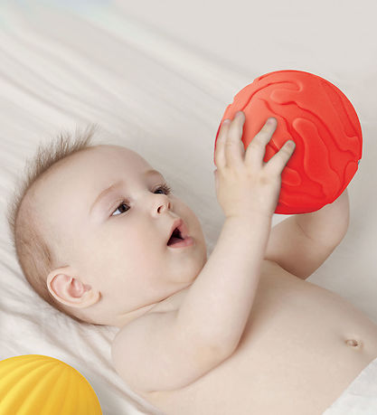 Ludi Sensory Balls - 3-Pack - Red/Yellow/Blue