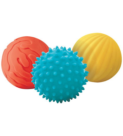 Ludi Sensory Balls - 3-Pack - Red/Yellow/Blue