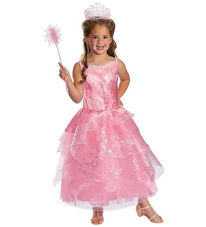 Disguise Maskeradkläder - Glinda Rosa Dress Deluxe