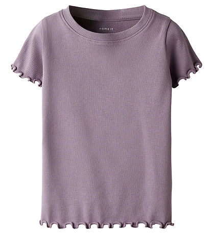Name It T-shirt - Rib - NmfHelma - Elderberry Name It T-shirt - Rib - NmfHelma - Elderberry