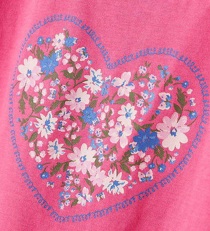 Name It T-shirt - NmfVigea - Carmine Rose/Heart Name It T-shirt - NmfVigea - Carmine Rose/Heart
