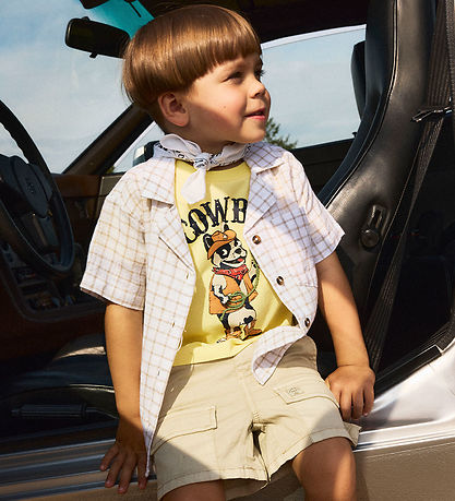 Name It Shirt s/s - NmmHalom - Bright White Name It Shirt s/s - NmmHalom - Bright White