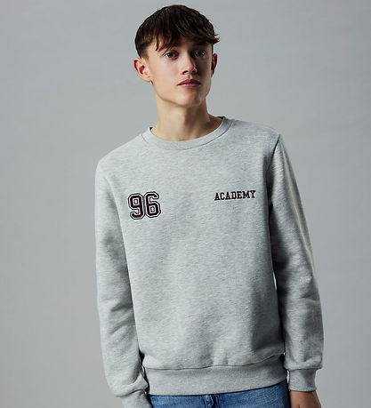 LMTD Peysa - NlnRaca - Light Grey Melange