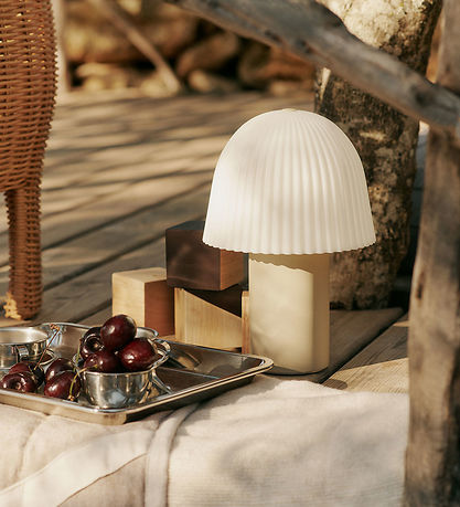 Ferm Living Lamppu - Kannettava - Kashmir/Valkoinen