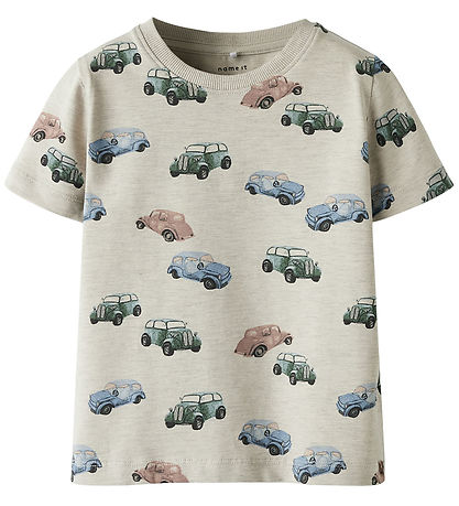 Name It T-shirt - NmmHarvey - Peyote Melange Name It T-shirt - NmmHarvey - Peyote Melange