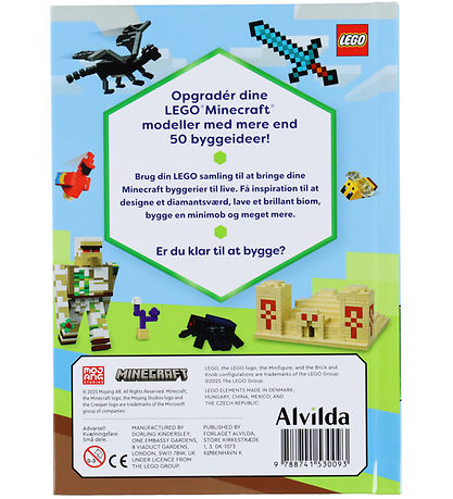 Livre Alvilda - LEGO Minecraft Idées - Livre Avec Blocs de Const