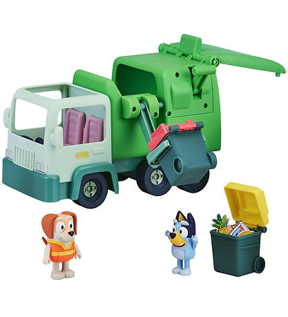 Bluey Play Set - Garbage Truck w. Toy Figurine