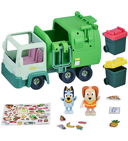 Bluey Play Set - Garbage Truck w. Toy Figurine Bluey Play Set - Garbage Truck w. Toy Figurine