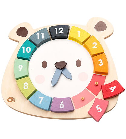 Tender Leaf Wooden Toy - Learn the Clock - Numbers and Colours