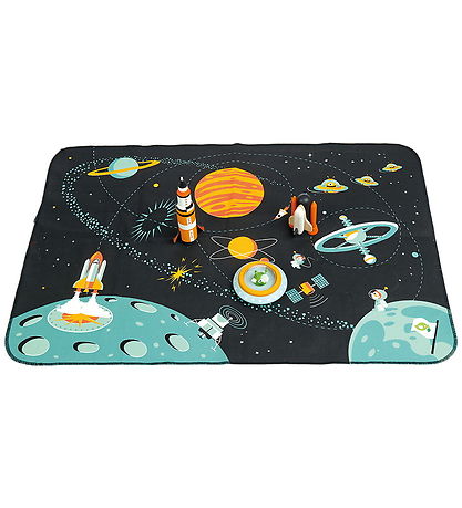 Tender Leaf Wooden Toy - Space Adventure w. Play Mat