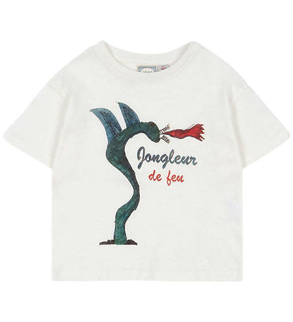 Konges Sløjd x Rosie H-W T-shirt - Juggler - Antique White