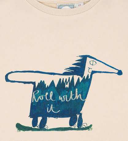 Konges Sløjd x Rosie H-W-Sweatshirt - Roller - Summer Sand Konges Sløjd x Rosie H-W-Sweatshirt - Roller - Summer Sand