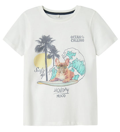 T-Shirt Name It - NkmJass - Bright White av. Imprimé T-Shirt Name It - NkmJass - Bright White av. Imprimé