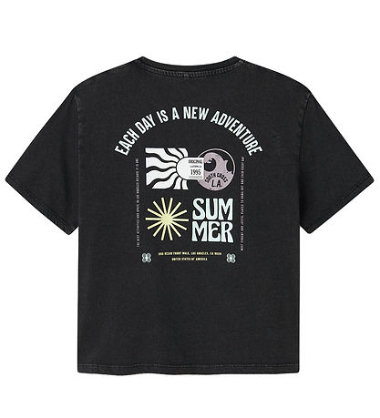 Name It T-Shirt - NkmJeano - Zwart m. Print