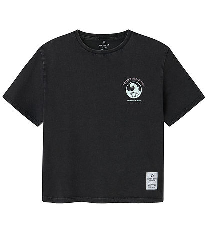 Name It T-Shirt - NkmJeano - Zwart m. Print