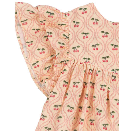Konges Sløjd Dress - Muslin - Coco - Cherry Pink Motif