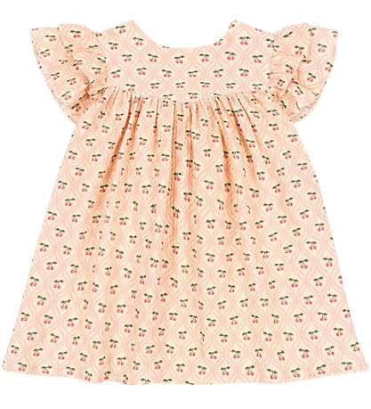 Konges Sløjd Dress - Muslin - Coco - Cherry Pink Motif