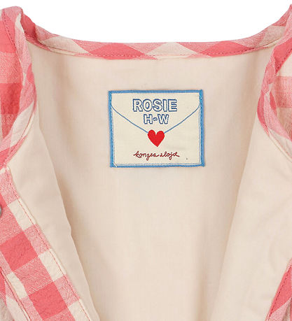 Konges Sløjd x Rosie H-W Thermo Jacket - Peach Blossom Check Konges Sløjd x Rosie H-W Thermo Jacket - Peach Blossom Check