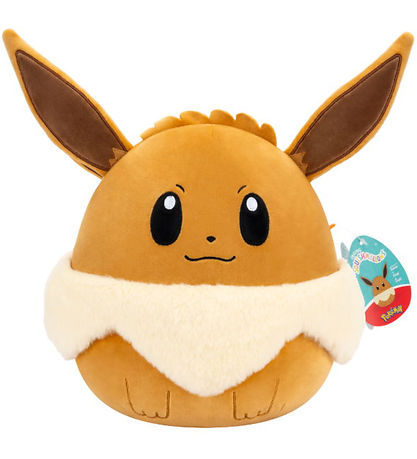 Peluche Squishmallows - 25 cm - Pokémon Évoli Peluche Squishmallows - 25 cm - Pokémon Évoli