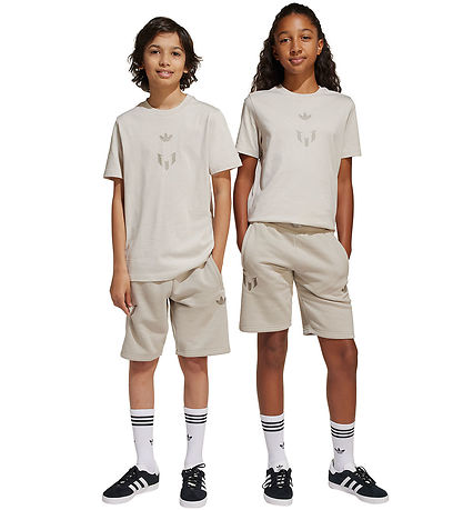 Shorts en Molleton adidas Originals - Messi - Marron Clair Shorts en Molleton adidas Originals - Messi - Marron Clair