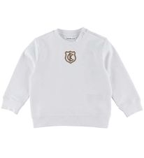 Calvin Klein Sweatshit - Crest Logo - Bright White Calvin Klein Sweatshit - Crest Logo - Bright White