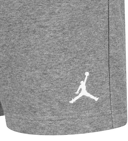 Jordan Sweat Shorts - Carbon Heather w. Logo