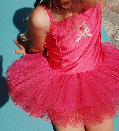 Konges Sløjd Gymsuit - Tulle - Marina - Rose Red