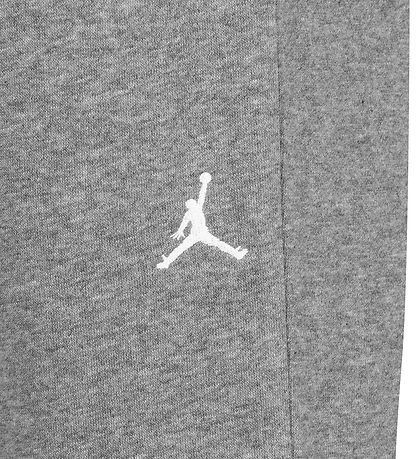 Jordan Sweat Set - Cardigan/Sweatpants - Carbon Heather w. Logo