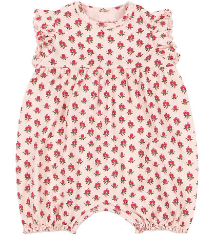 Konges Sløjd Summer Romper - Chleo Frill - Rosie Rose Konges Sløjd Summer Romper - Chleo Frill - Rosie Rose