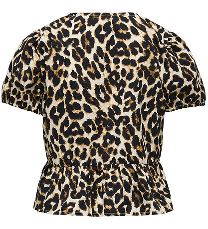 Kids Only Shirt s/s - Noos - KogClara - Black/With Clara Leo