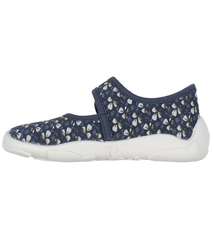 Bisgaard Slippers - Noos - Maddy - Wild Flower Blue
