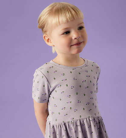 Robe Name It - Rib - NmfHofie - Misty Lilac Robe Name It - Rib - NmfHofie - Misty Lilac