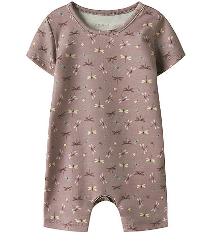 Barboteuse d'Été Name It - NbfJoyane - Purple Dove Barboteuse d'Été Name It - NbfJoyane - Purple Dove