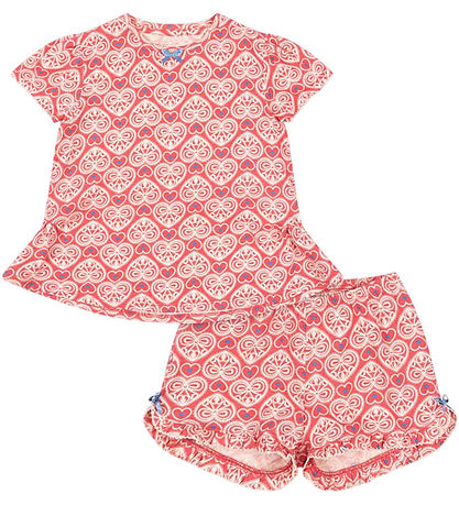 Konges Sløjd Set - T-shirt/Shorts - Famo Frill - Lacy Lace Konges Sløjd Set - T-shirt/Shorts - Famo Frill - Lacy Lace