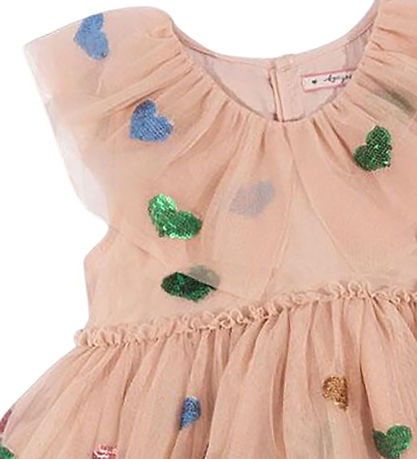 Robe Konges Sløjd - Tulle - Yvonne Fairy - Paillettes Coeur Robe Konges Sløjd - Tulle - Yvonne Fairy - Paillettes Coeur