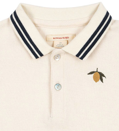 Konges Sløjd Polo - Piqué - Florian - Antique White