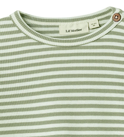 Lil' Atelier Blouse - Rib - Noos - NmmGago - Limestone