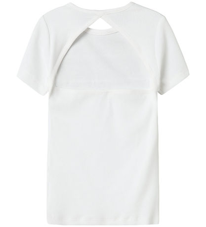 T-Shirt Name It - Rib - NkfJalgos - Bright White T-Shirt Name It - Rib - NkfJalgos - Bright White