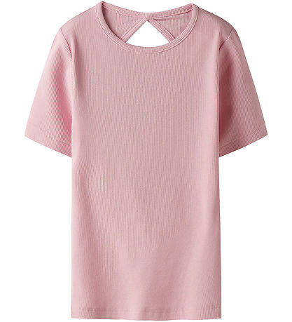 T-Shirt Name It - Rib - NkfJalgos - Camée Rose T-Shirt Name It - Rib - NkfJalgos - Camée Rose