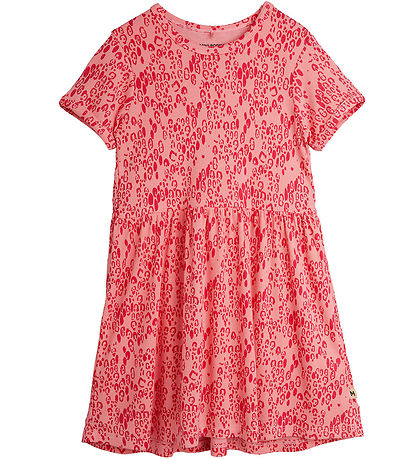 Mini Rodini Dress - Pink w. Leopard Print