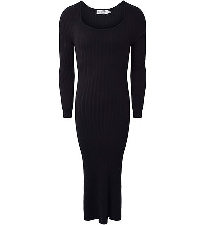 Hound Dress - Rib - Viscose/Nylon - Black