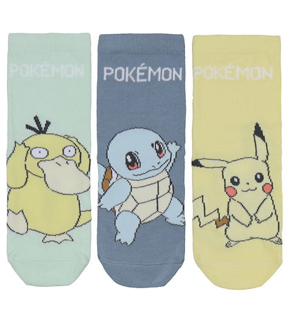 Name It Socks - 3-Pack - NmmMarof - Pokémon - Blue Mirage