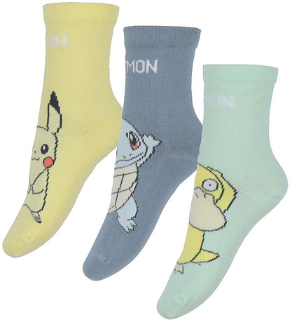 Name It Socks - 3-Pack - NmmMarof - Pokémon - Blue Mirage Name It Socks - 3-Pack - NmmMarof - Pokémon - Blue Mirage