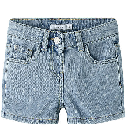 Name It Shorts - NmfRose - Light Blue Denim/Dots Name It Shorts - NmfRose - Light Blue Denim/Dots