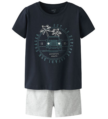 Name It Shorts Set - Shorts/T-shirt - NmmJaspen - Dark Sapphire Name It Shorts Set - Shorts/T-shirt - NmmJaspen - Dark Sapphire